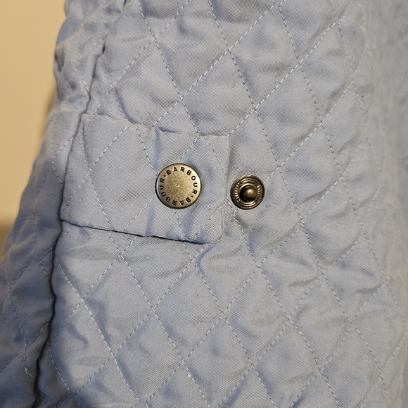 Barbour Fulbourn Gilet Vest In Light Baby Blue - Picture 5 of 5